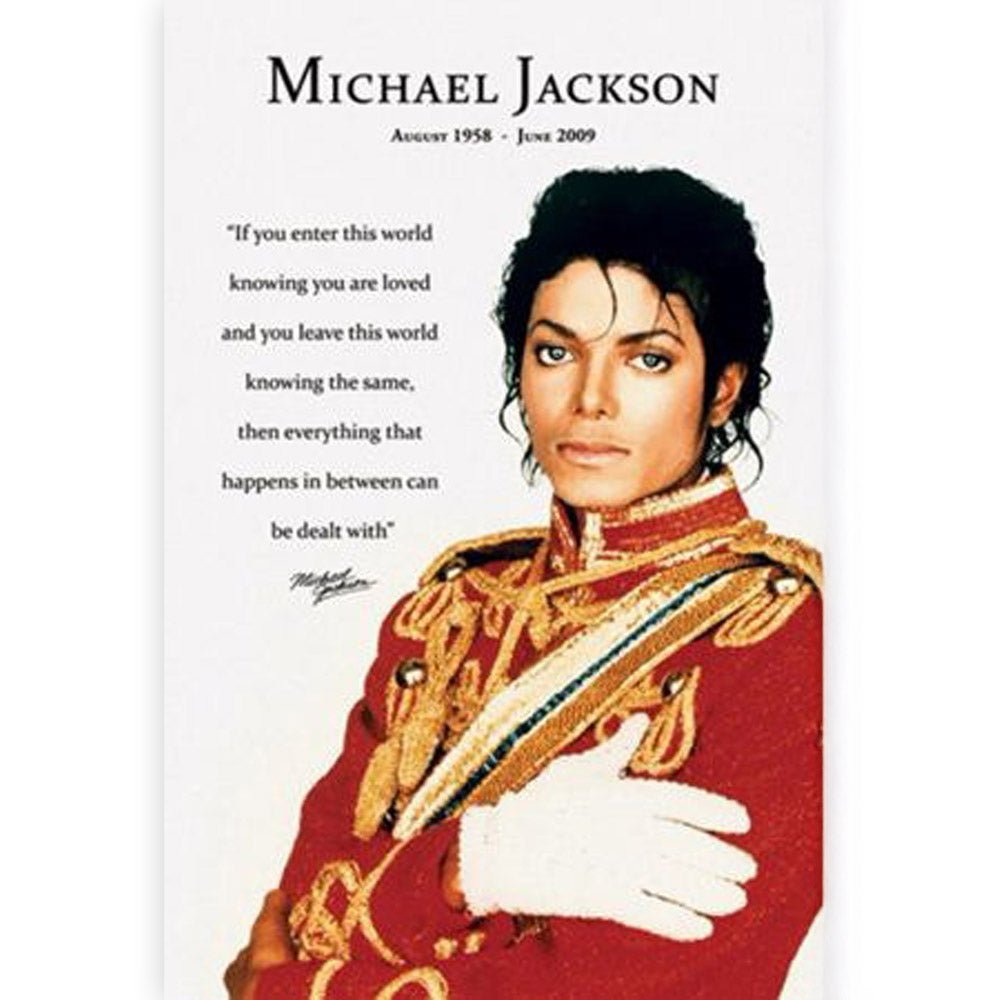 MICHAEL JACKSON マイケルジャクソン (2026年 映画公開 ) - Red Shirt ミニ / ポスター - PGS